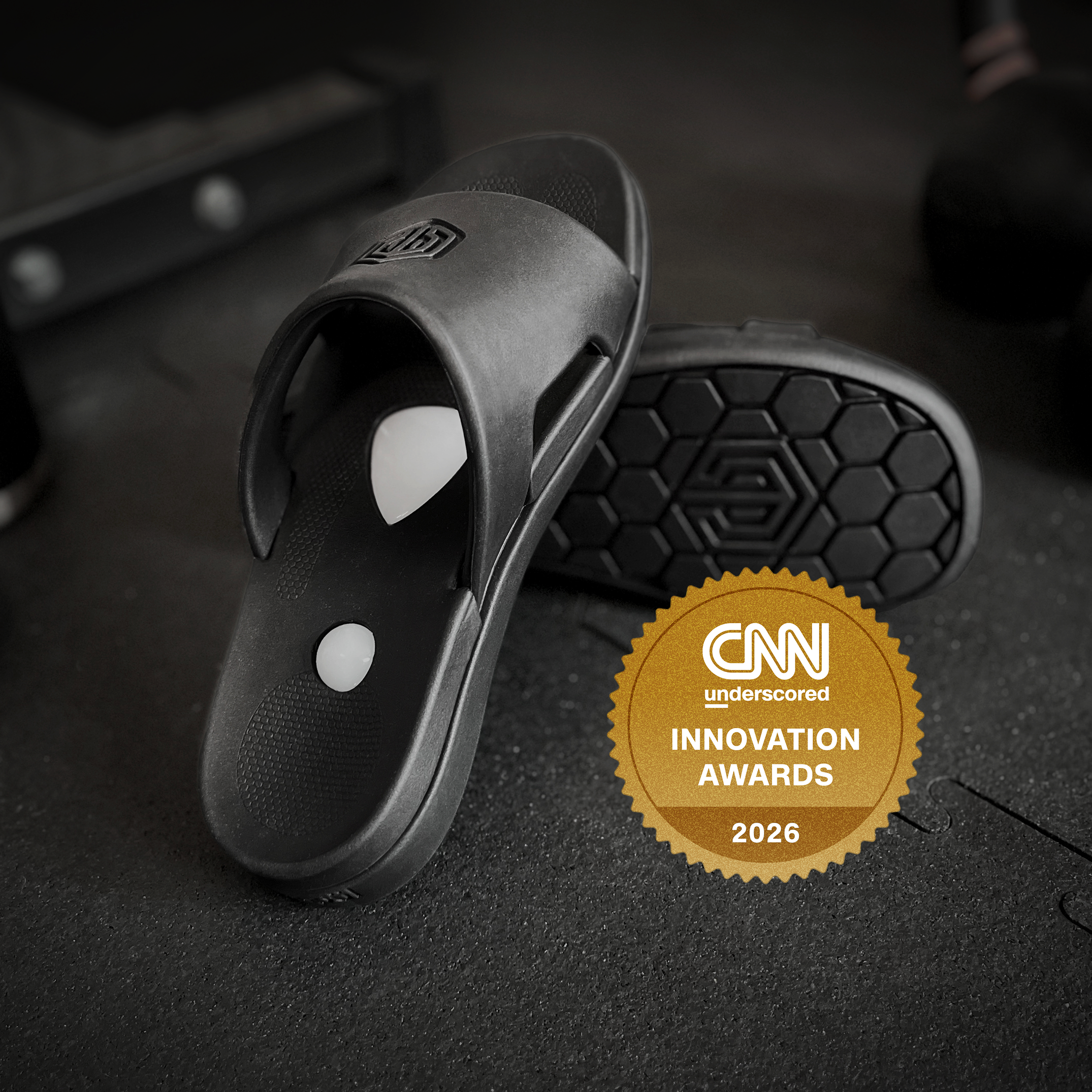 Brand new athletic slides TRONUS REIGN SLIDES™ FIRE (MEN) – TRONUS FOOTWEAR main image 2